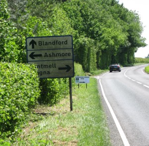 Ashmore road sign