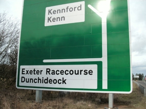 Sign from Plymouth