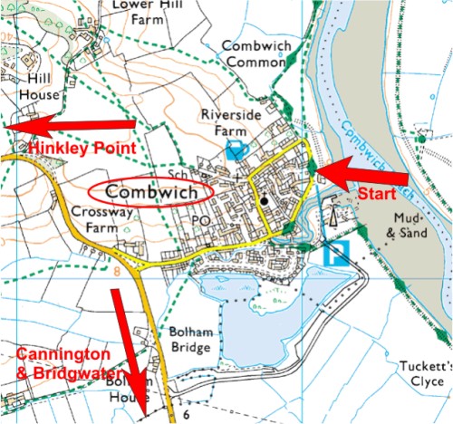 Combwich map